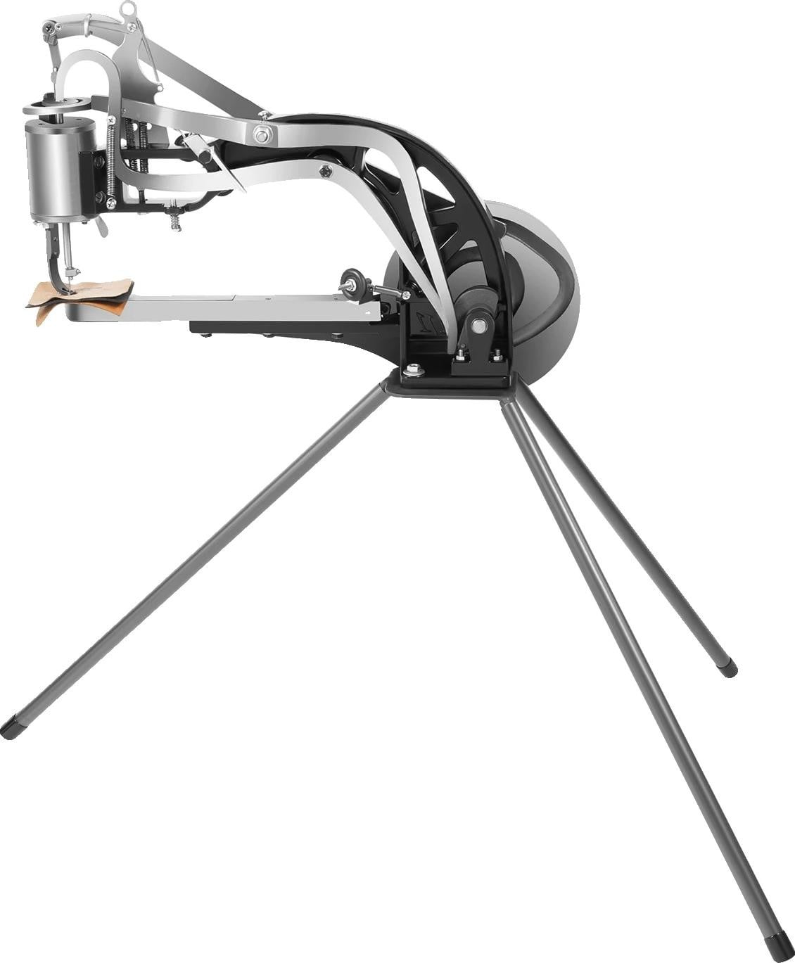 Handmatige naaimachine met handaandrijving, zwart