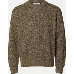 Grobstrickpullover SLMTILUM 306045003-Turkish Coffee/Brown Mix M