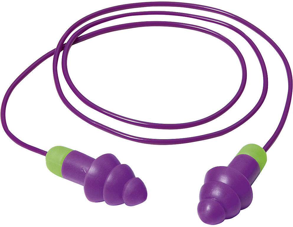 Wiederverwendbare Gehörschutzstöpsel, Rockets® mit Kordel, SNR = 30 dB, VE 50 Paar MOLDEX