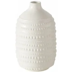 Vase MERUNA groß (H 21 cm) - weiß - H 21 cm