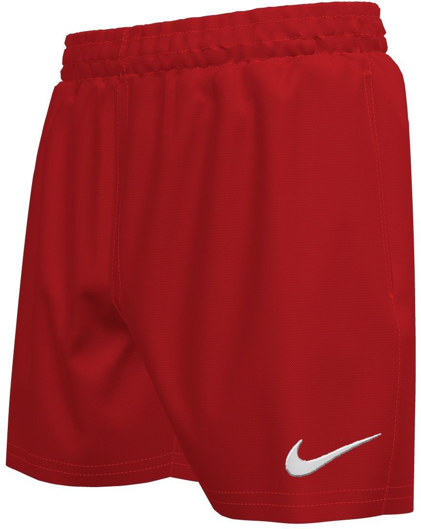 Badeshorts NIKE "4" VOLLEY SHORT für Kinder", Mädchen, Gr. S (128/134), N-Gr, rot (university rot), Web, Obermaterial: 100% Polyester, Badehosen Badeshorts, mit integrierter Mesh-Innenhose, mit seitlichen Taschen university rot S (128/134), N-Gr