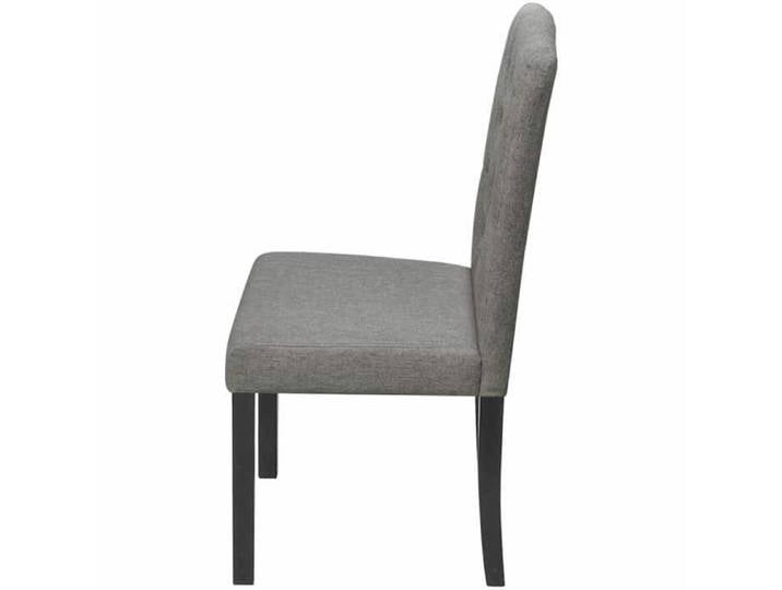 Fauteuil/Chaise - HAOSHOP - Chaises à manger lot de 2 gris tissu&01_394
