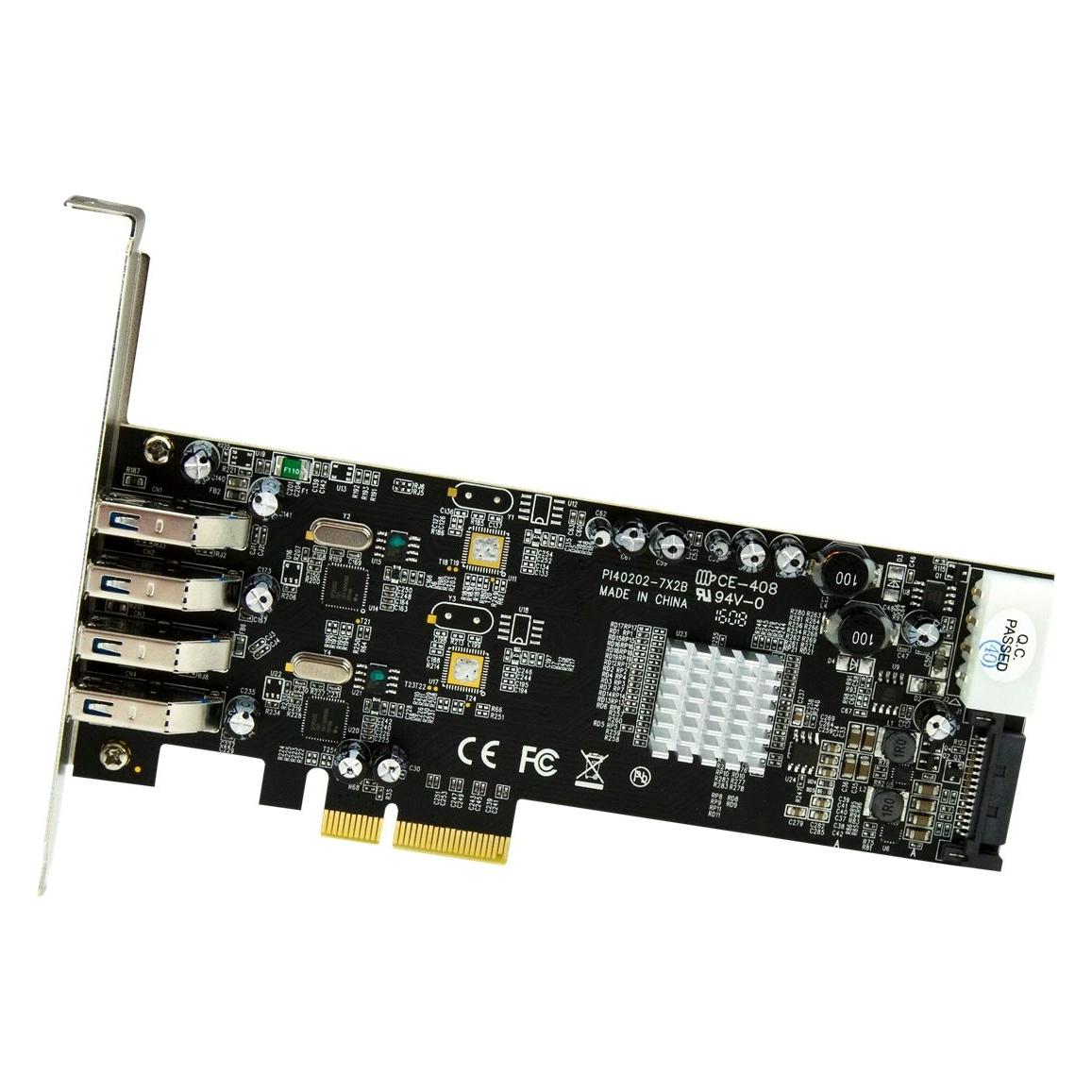 StarTech 4 Pt 2 Channel Pcie USB 3 Card (PEXUSB3S42V)