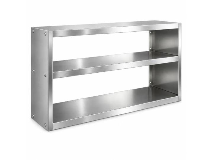 3-Etagen Wandregal aus Edelstahl, Kommerzieller Wand-Organizer für Küchen Küchen-Aufbewahrungsregal, für Restaurant, Hotel, Café und Küche, Gewürze, Teller und Saucen(39in/100cm)