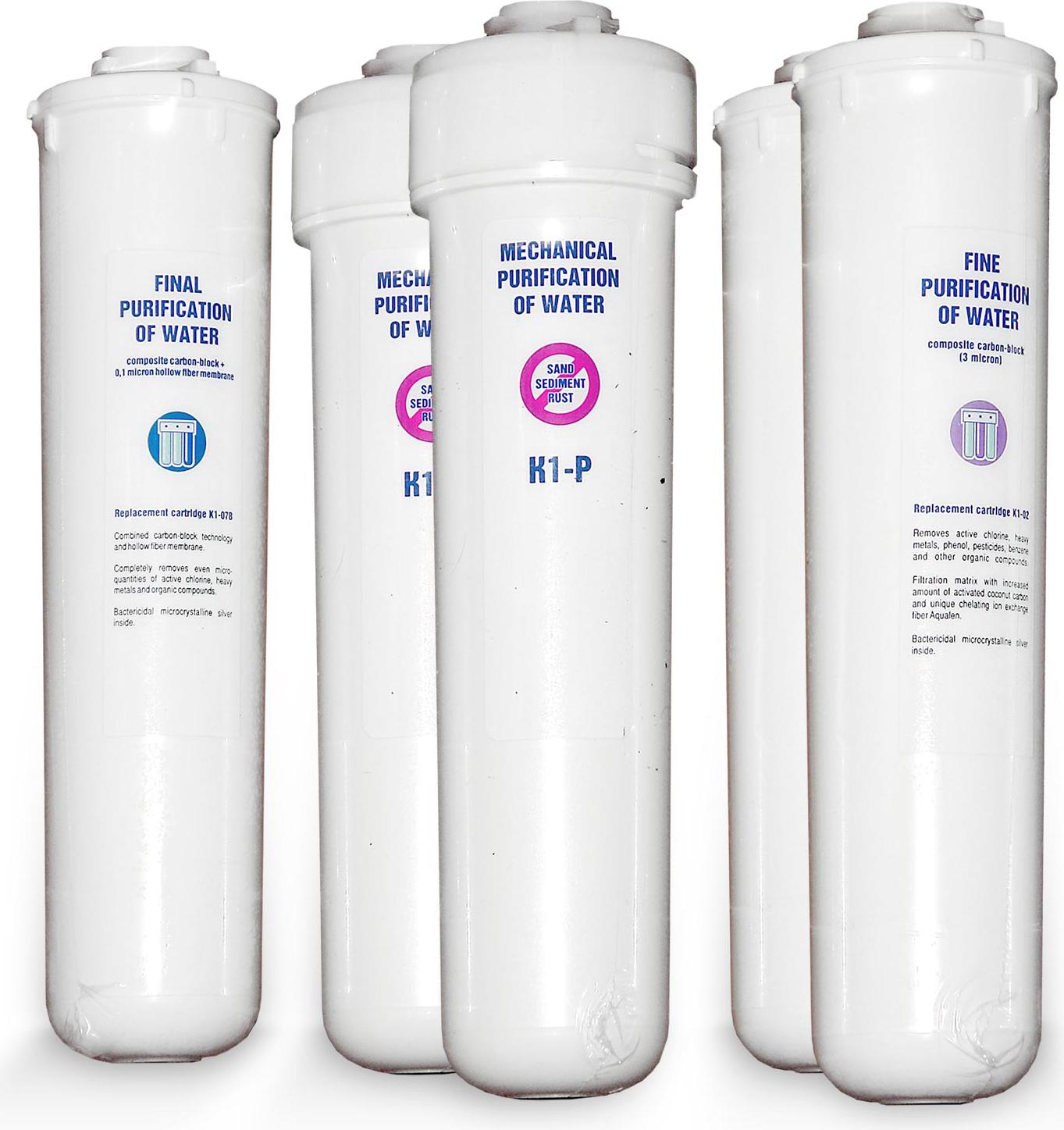 Ersatzfilterset für Morion Umkehrosmose Anlage Aquaphor