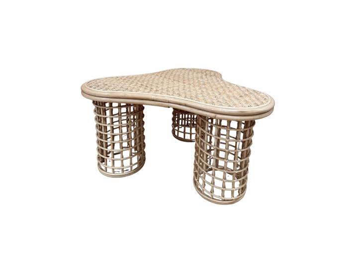 Table basse en rotin