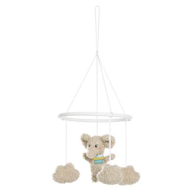 Mobile FEHN "FredErik, Mobile Elefant", grau, Mobilés, BabyB:18cm H:18cm T:6cm, Plüsch, B:18cm H:18cm T:6cm