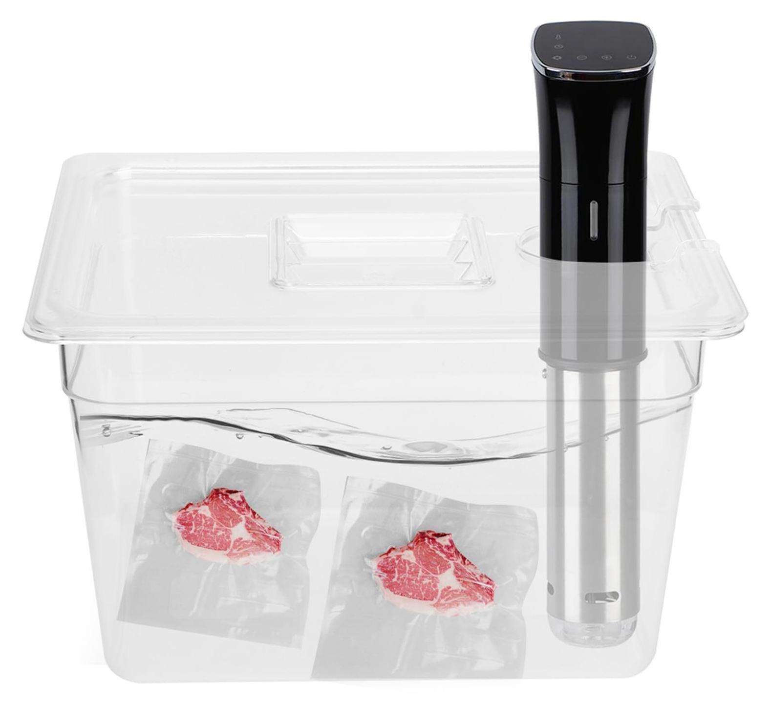 Dripio Opvouwbare sous-vide container met deksel, 11,7 liter