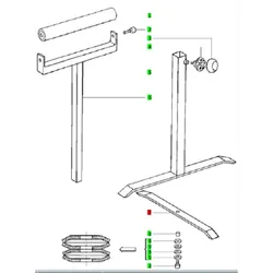 Festool Fussstrebe für CS 70