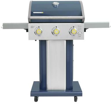 Permasteel 3-Burner Propane Gas Grill with Foldable Side Shelves