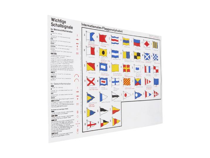 Meister + Co Flaggentafeln Signalflaggen - 17 × 29 cm
