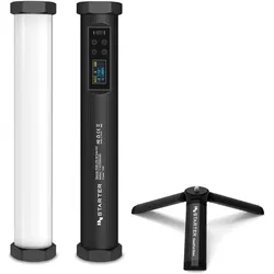 Wiltec Spectar RGB LED M-Tube 0.6 (Videoleuchte), Dauerlicht, Schwarz