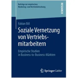 Soziale Vernetzung von Vertriebsmitarbeitern, Fachbücher von Fabian Bill