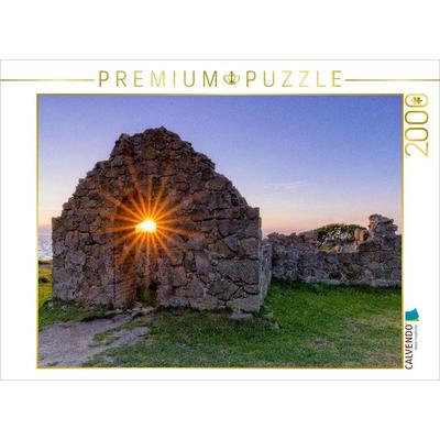 CALVENDO Puzzle Salomons Kapel ist eine mittelalterliche Kirchenruine | 2000 Teile Lege-Größe 90x67cm Foto-Puzzle für glückliche Stunden