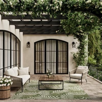Nourison Garden Oasis Indoor/Outdoor Nature Area Rug