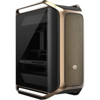 COSMOS Alpha Gold, Big-Tower-Gehäuse gold/schwarz, Tempered Glass
