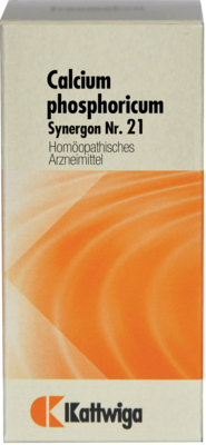 Kattwiga Arzneimittel GmbH SYNERGON KOMPLEX 21 Calcium phosphoricum Tabletten 100 St 04905778