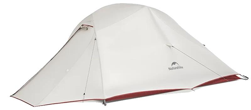 Trekkingzelt, ultraleichtes Design, wetterfeste Eigenschaften, PRO-3 Person-Grau