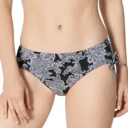 Triumph Charm Elegance Midi Bikini Brief Schwarz gemustert 38 Damen