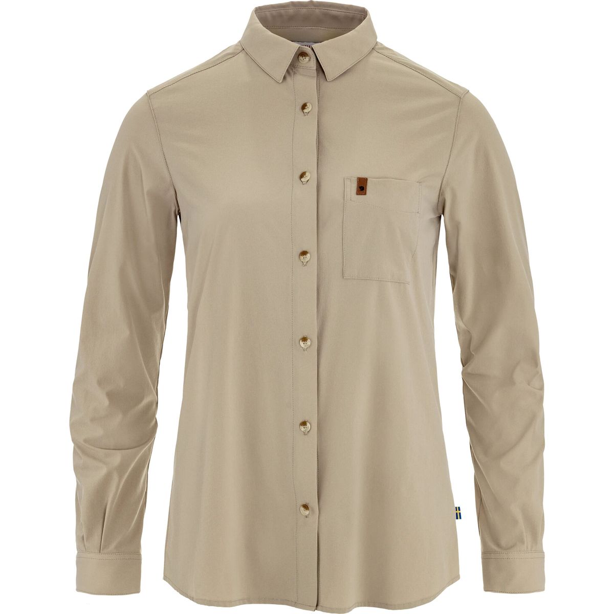Fjällräven övik Lite Shirt LS W fossil (118) S F89980-118-S