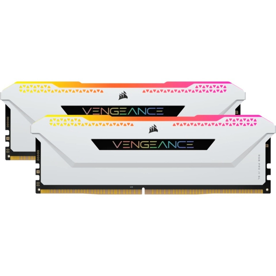 Corsair Vengeance RGB Pro SL Uitbreidingskit voor LED-verlichting, Wit, CMHLEKIT2KW