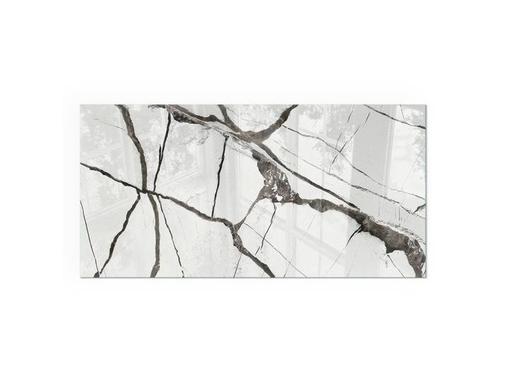 KAMINBODENPLATTE 100x50 cm - Marmoradernmuster