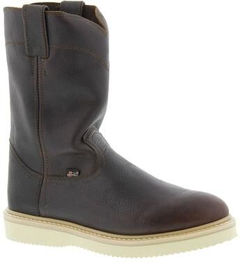 "Justin Original Workboots Axe 10"" Round Toe - Mens 7.5 Tan Boot Medium"