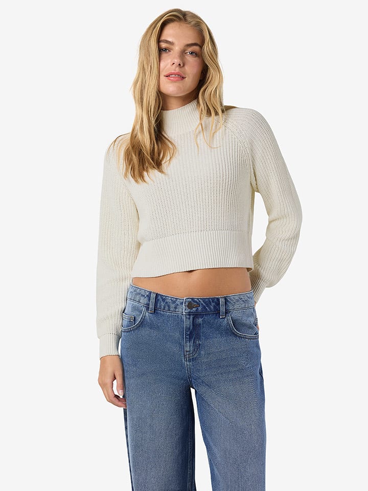 Noisy may Pullover in Weiß - S