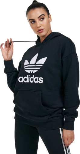 Sudadera Trefoil Adidas Mujer Negro 38