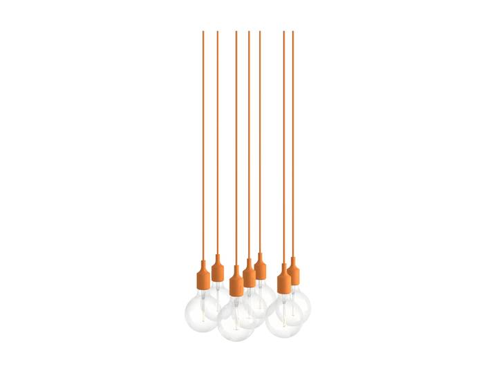 Muuto E27 Pendant Cluster 7 hanglamp Light orange