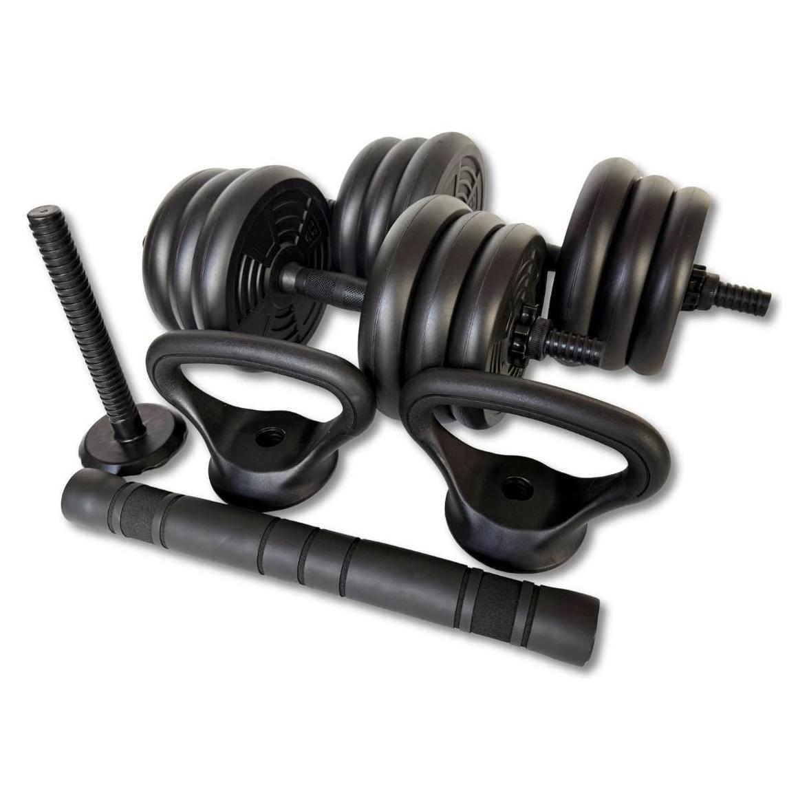 Asg Weight set 20kg - Black/Black (ASG4462BLACKONE SIZE)