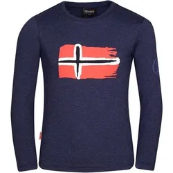 TROLLKIDS Kids Oslo Longsleeve, Größe 92 in Blau Blau
