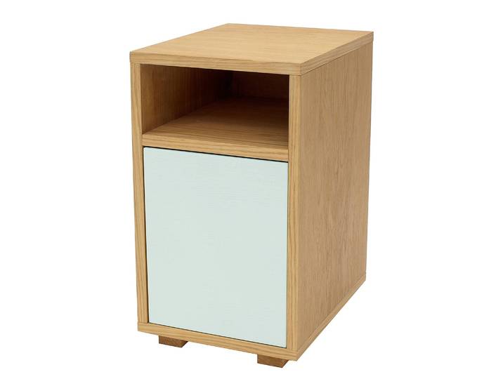 home24 Nachtkastje Slim 30 x 53 x 40cm groen/mintkleurig