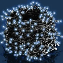 Monzana Lichterkette 60m 600 LED kaltweiß