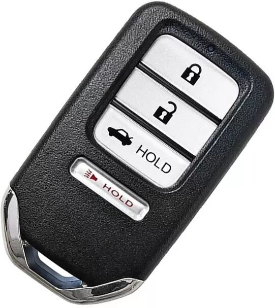 INF 4-Tasten-Schlüsselgehäuse mit Horn kompatibel mit Honda - Perfekter Ersatz
