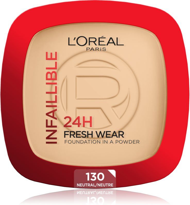 L’Oréal Paris Infaillible Fresh Wear 24h Puder-Make-up Farbton 130 Neutral 9 g