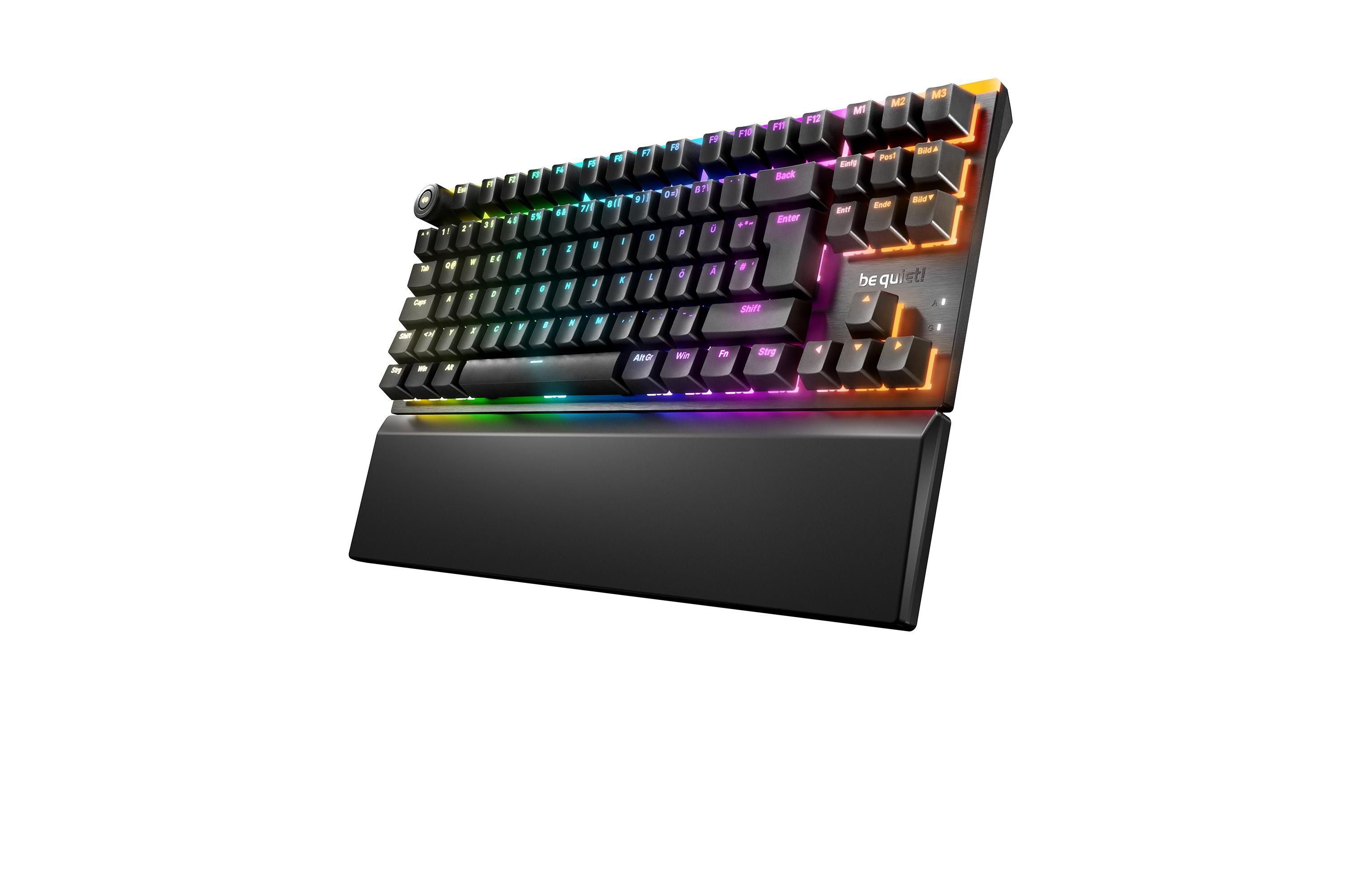Be quiet! LIGHT MOUNT TKL Tastatur kabelgebunden, Mechanisch, Schwarz
