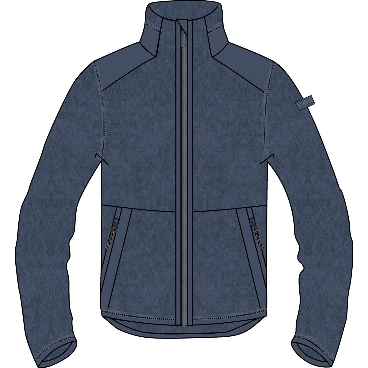 CMP MAN Fleece Jacket denim (N855) 48 36H3067-N855-48