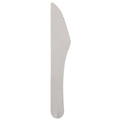 VEPATIM 100x PAPSTAR 'pure' Papiermesser Messer aus Papier 15,8 cm FSC® weiss