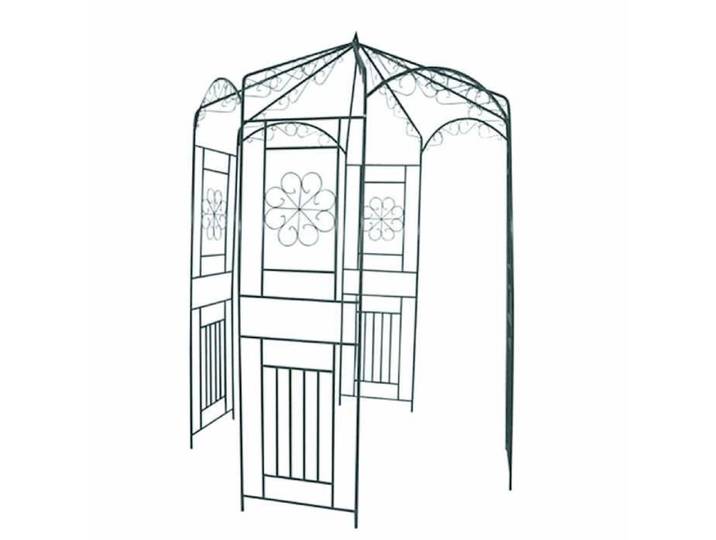 Meilleure MEUBLE Voûte de jardin 250 cm Vert foncé&01_450