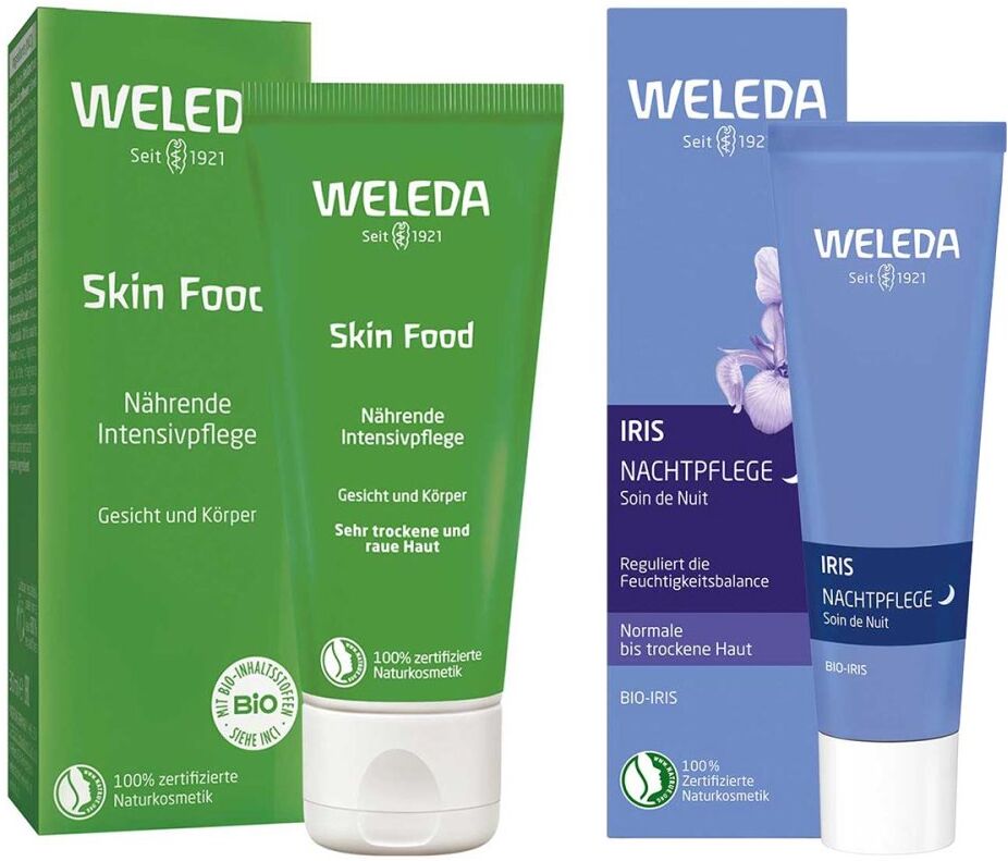 Weleda Iris Nachtpflege & Skin Food 1Set