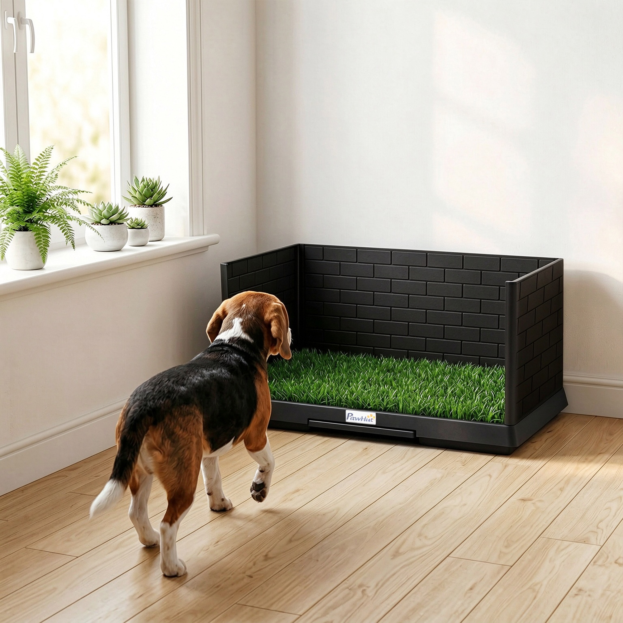 Pawhut Toilette per Cani con Vassoio Estraibile, 75 x 51 x 36,5 cm   Aosom Italy