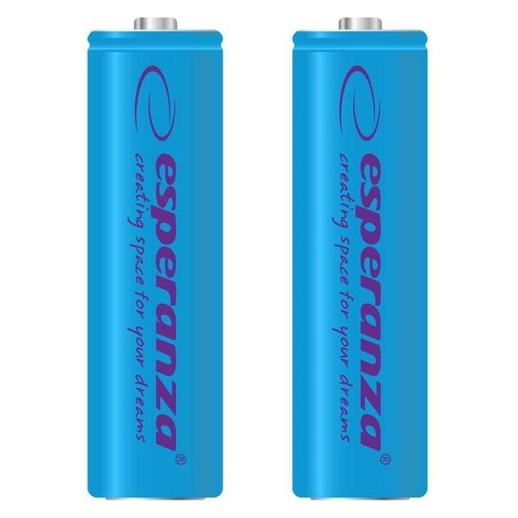 Esperanza Batterie blau AA (2 Stk., AA, 2000 mAh) (ESP-EZA103B)