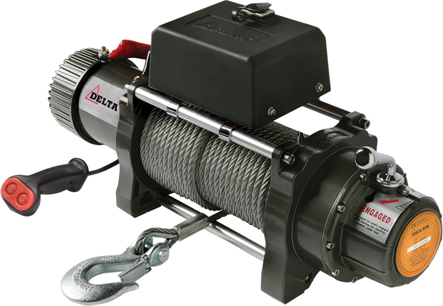 DELTA Elektrische Drahtseilzugwinde Typ DDC 12V Tragkraft 6,81t