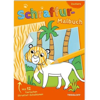 Schraffur-Malbuch. Zootiere, Taschenbuch von Carmen Eisendle, Tessloff Verlag Ragnar Tessloff GmbH & Co. KG, 978-3-7886-4755-1