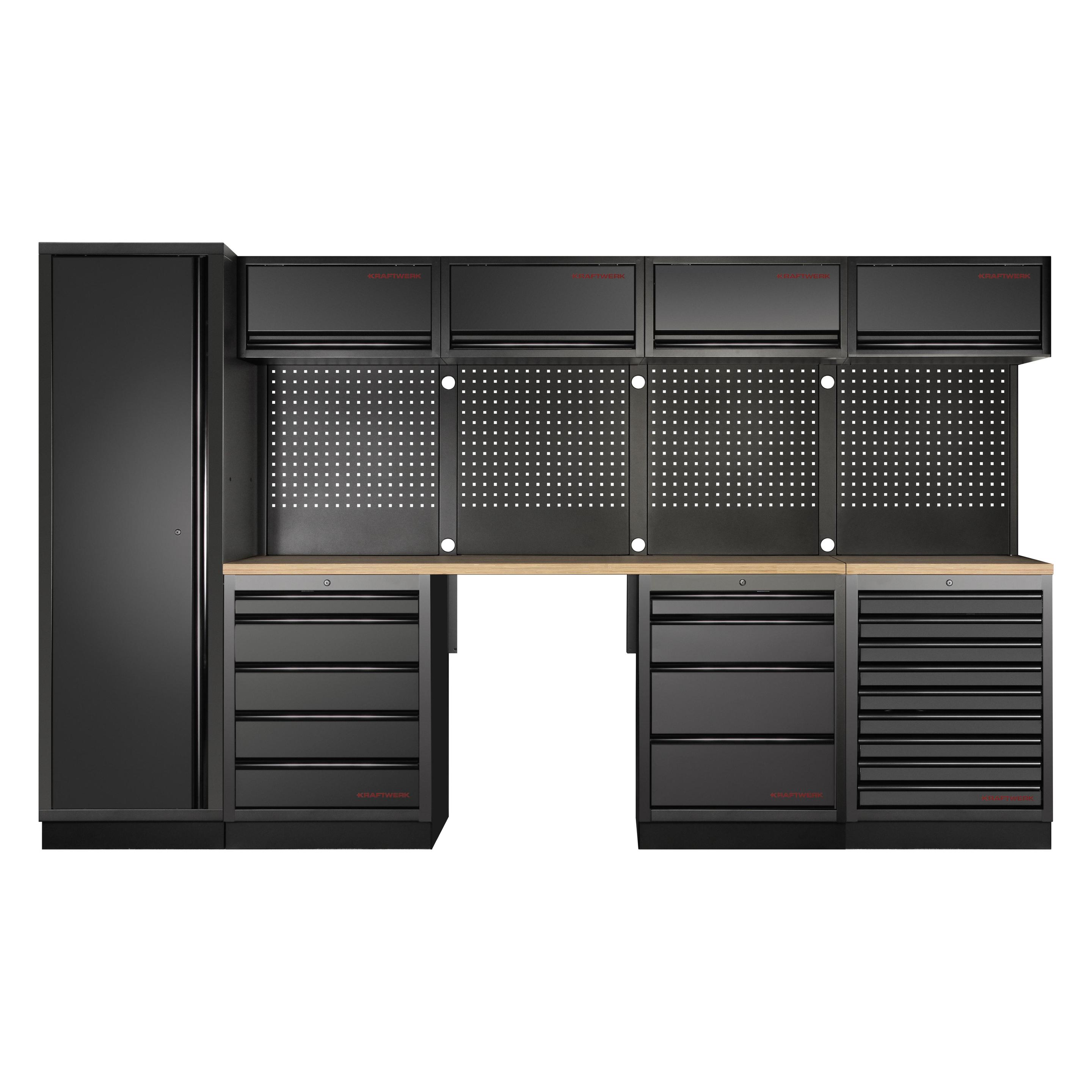 Kraftwerk Mobilio Kombi Lochwand (332 cm, 200 cm) (3964K-BLK-015)