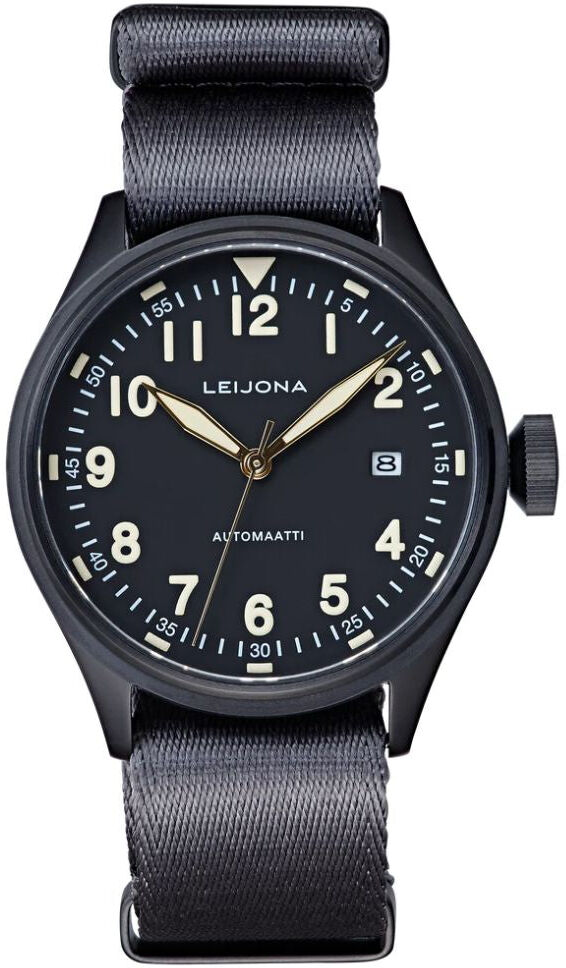 Leijona Hoods Skatta, Pitch Black, 5030-2570 rannekello