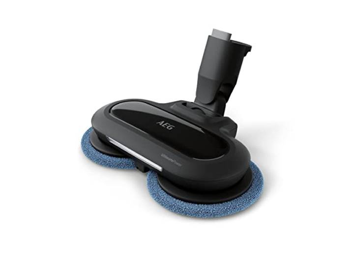 AEG AZE157 UltimatePower Mopdüse für AEG 8000 Akku-Staubsauger (Düse für effiziente Nass-Reinigung, Wischfunktion, 2 rotierende Reinigungspads, Wasser-Sprühflasche, LED Frontlicht, schwarz), AZE159