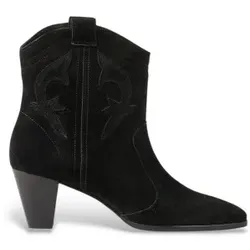 BA&SH für Damen. 2E25NCAS Neue Casey Lederstiefeletten schwarz (38), 3 bis 5 cm, Keine, Lässig