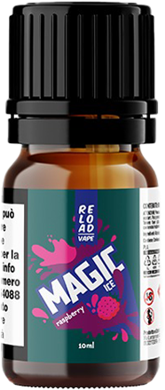 Reload Vape Raspberry Magic Ice Aroma Concentrato 10ml Lampone Ghiaccio